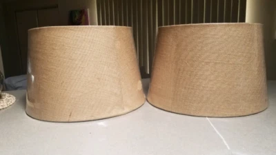 Pair Of New Freedom Furniture Large Lamp Shades Table Desk