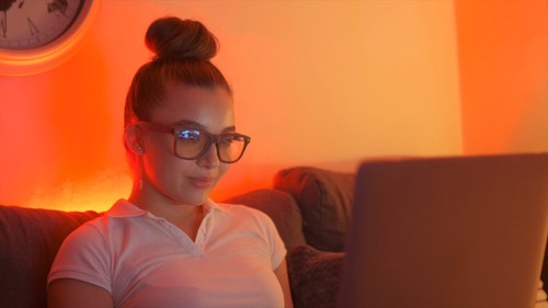 Erwachsene antiblaue Lichtbrille Blendung Augenbelastungsschutz Computer Gamer Lesen - Bild 75 von 142