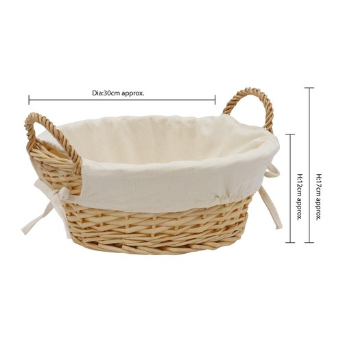 JVL Acacia Willow Hand Crafted Storage Baskets - Honey for Bedrooms and Lounge - Picture 72 of 88