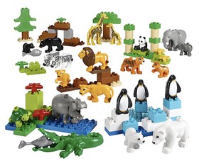LEGO Education Wild Animals DUPLO Set 45012 Educational 104 Pieces DISCONTINUED 