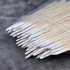 200pcs Pointed Cotton Swabs, 4 inch Precision Microblading Cotton Swab Cotton