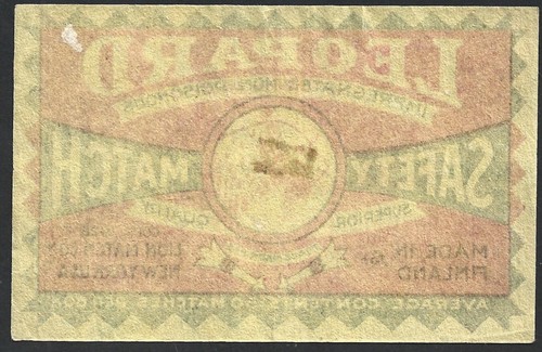 (BL) Finlandia Vintage Matchbox etiqueta - LEOPARDO - Imagen 2 de 2