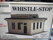 Model Power HO Structure Kit - Whistle Stop Station #490-444
