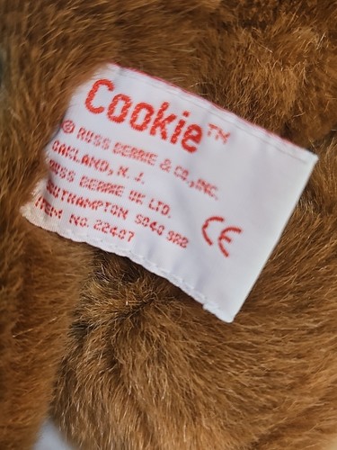 Russ Berrie 12 Zoll COOKIE Lebkuchenbär weiches Stofftier Urlaub Plüsch - Bild 8 von 8