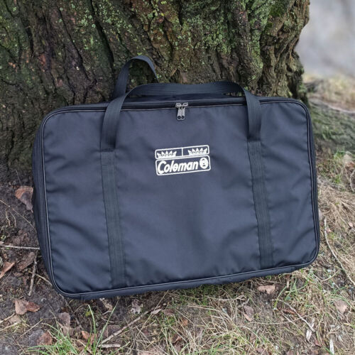 Bolso de transporte funda blanda con dos quemadores estufa de campamento Coleman 413 almacenamiento de viaje - Imagen 9 de 11