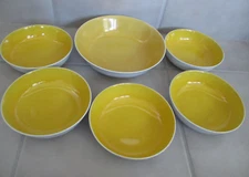 Vintage Fraser's Fine China Thora Mid Century Modern 6" Bowls & 1 Serving Bowl