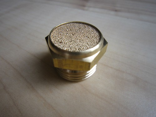 Luft Schalldämpfer Druckluft Sinterbronze Messing Kunststoff M5-1"  1/2  1/4 3/8 - Bild 14 von 15