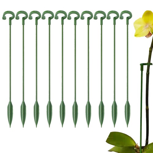 10X Plant Support Stakes Garden Flower Support Single Stem Plant Supports Stake - Picture 3 of 14