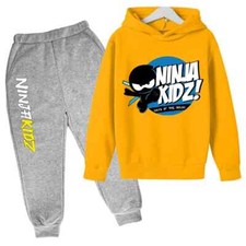 Ninja kidz hoodie Ninja Boy top and sports ankle sweatpants suit X'mas gift