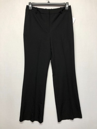 NWT Worthington Women High Rise Wide Leg Trouser Pants Size 8 Black M157 -29