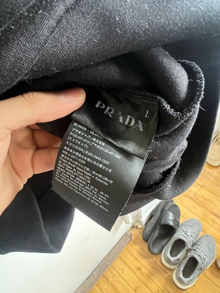 Prada /Black/ logo pocket zippered sweater L | eBay Prada /Black/ logo pocket zippered sweater L | eBay