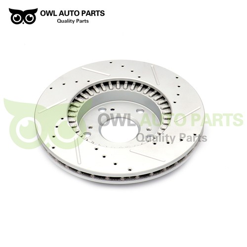 Front Drill Slot Brake Rotors Ceramic Brake Pads For Honda Accord Civic Element - Bild 9 von 11