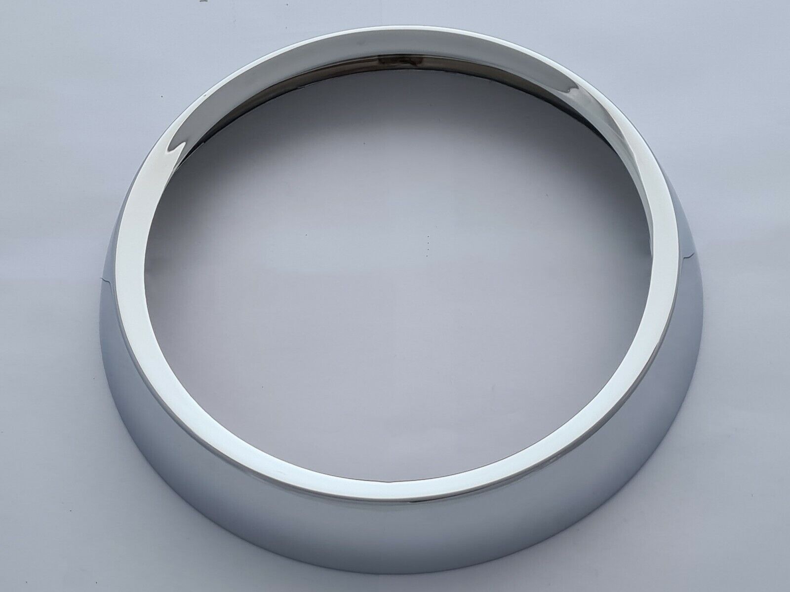 Innocenti Mini Carello Reproduction Headlamp Rim Chrome. - Picture 2 of 3