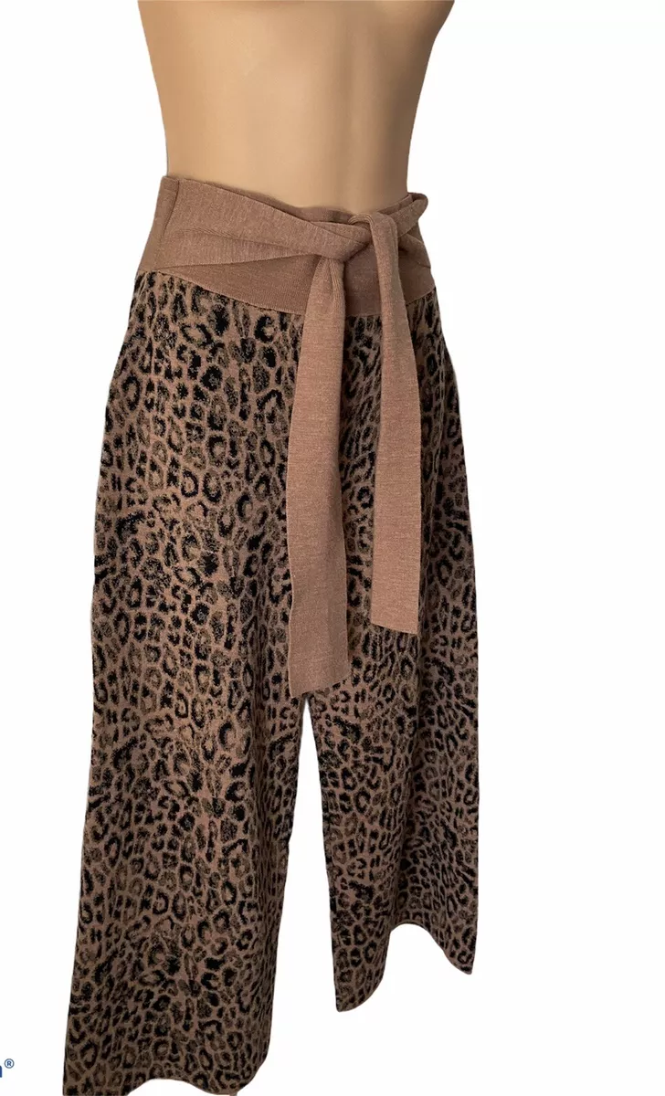 Anthropologie tie shop front sweater pants