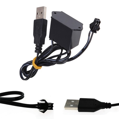 3V/12V USB/ USB Controller Controller For LED El Wire Glow Flexible Neon Decor - Picture 6 of 10