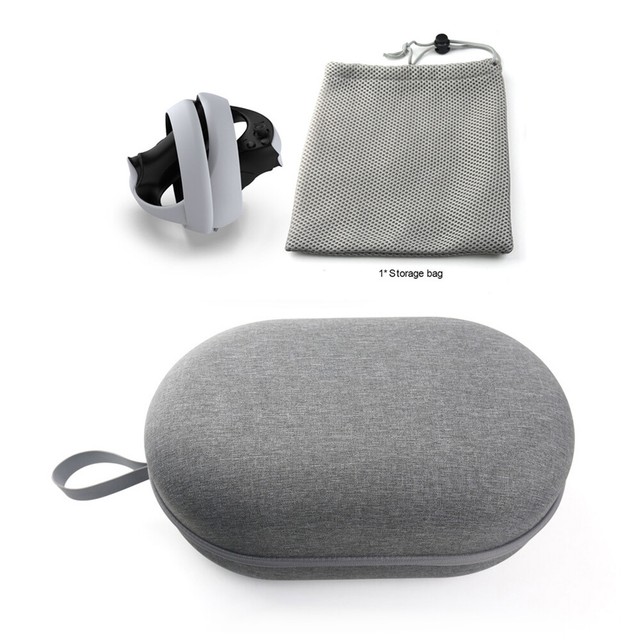 Carrying Case Storage Bag for PlayStation PS5 PS VR2 Headset Glasses Cover Gray Carrying Case Storage Bag for PlayStation PS5 PS VR2 Headset Glasses Cover Gray