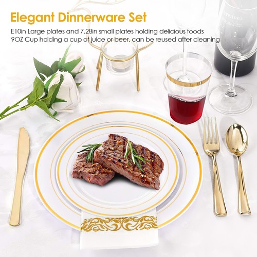 Happy Birthday Disposable Dinnerware Set Paper Plate Party Supplies For 25 Guest - Picture 19 of 30