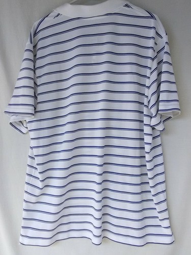 Men's Plus Size XXL Men Collared Old Navy Stripe Polo Golf Shirt Top - Picture 6 of 8