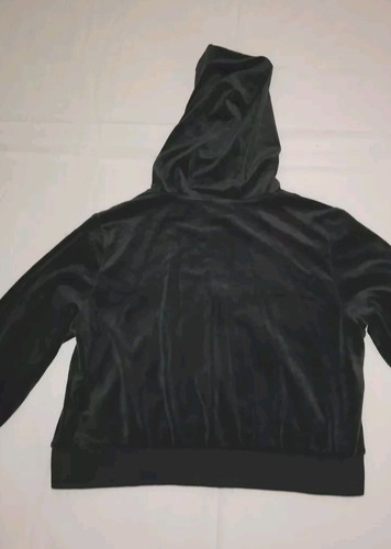 Women’s Black Avia Velour Long Sleeve Cropped Full Zip Hoodie size XXL (20) - Bild 17 von 21