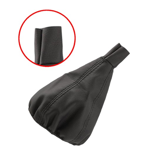 Car Gear Shift Stick Gaiter Boot Dust Proof Cover Black PU Leather Accessories - Picture 12 of 14