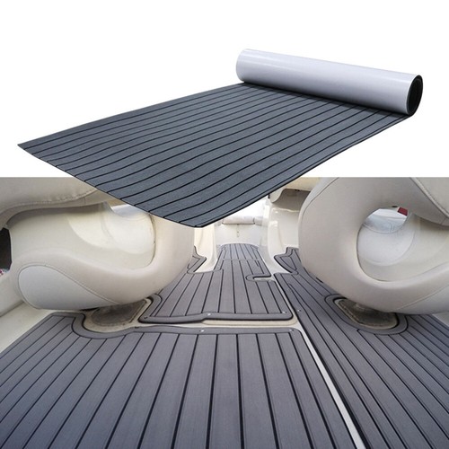 Luxury EVA Foam Boat Flooring Marine Mat Decking Sheet 240x90x0.6cm Dark Grey - Picture 12 of 12