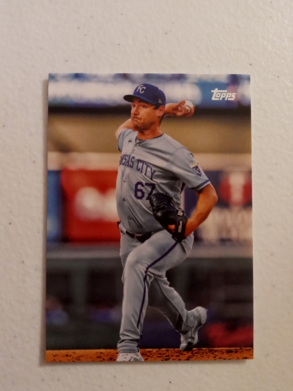 2025 TOPPS SERIES 1 BASEBALL TRUE PHOTO SETH LUGO KANSAS CITY ROYALS #206