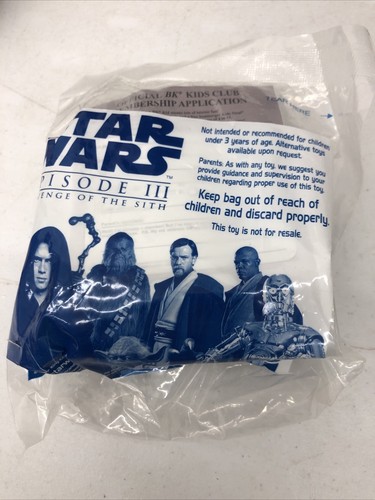 2005 Burger King Star Wars Episode III Revenge of the Sith Mace Windu Sealed - Picture 2 of 2