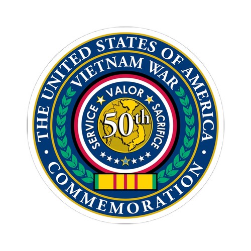 Vietnam War Commemoration 50th Anniversary - STICKER Vinyl Kiss-Cut Decal - Picture 14 of 25