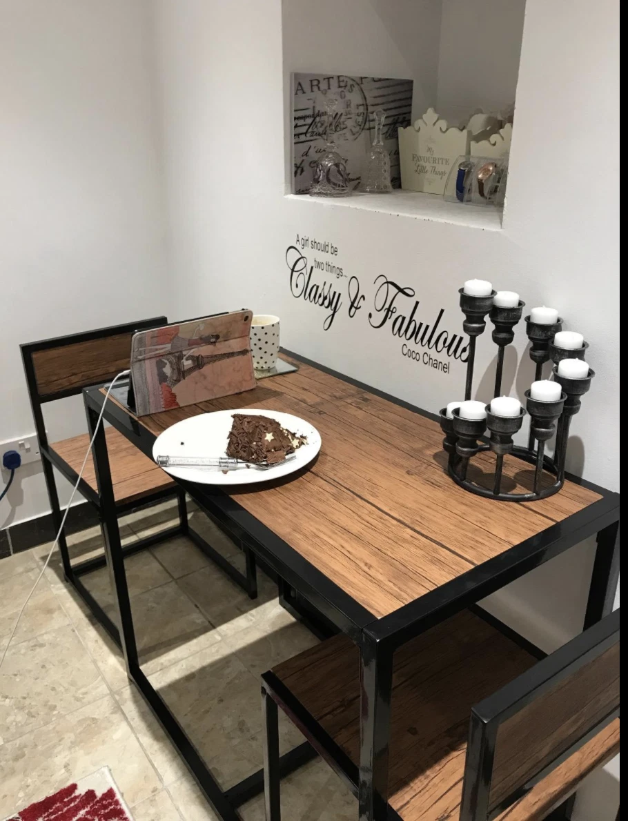 Breakfast table 2024 with two chairs