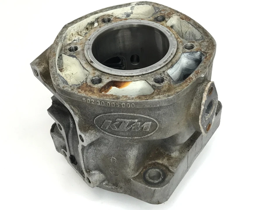 90 KTM 125 125SX MX EXC Motor Cilindro Jarra Barril Pistón Extremo Superior 4-F Foto 3 de 4