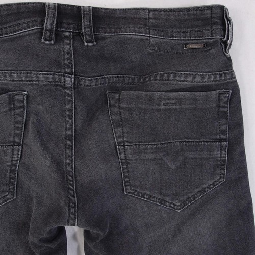 Mens Diesel THOMMER 0687J Stretch Slim Skinny Grey Jeans W32 L30 - Picture 4 of 8