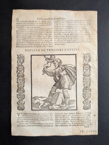 Religione Finta & Pensieri, Novissima Iconologia di Cesare Ripa, Stampa 1630 - Picture 5 of 7