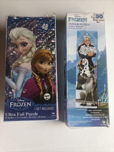 DISNEY FROZEN  Puzzles Lot Of Two Used Complete  - Picture 7 of 8