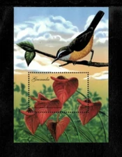 Grenada 2001 - Flowers - Souvenir Stamp Sheet - Scott #3149 - MNH