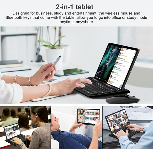 Tablet 11 Pollici Android 13 Tablet PC,16GB RAM+256GB ROM/TF 1TB, Octa Cores 2.0 - Foto 8 di 12