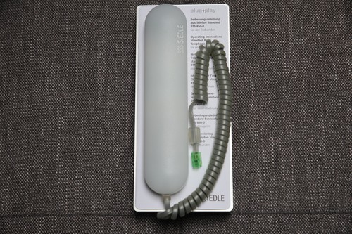 Siedle BTS 850-0 A Bus-Telefon-Standard Aluminium Transluzent NEU - Bild 1 von 13