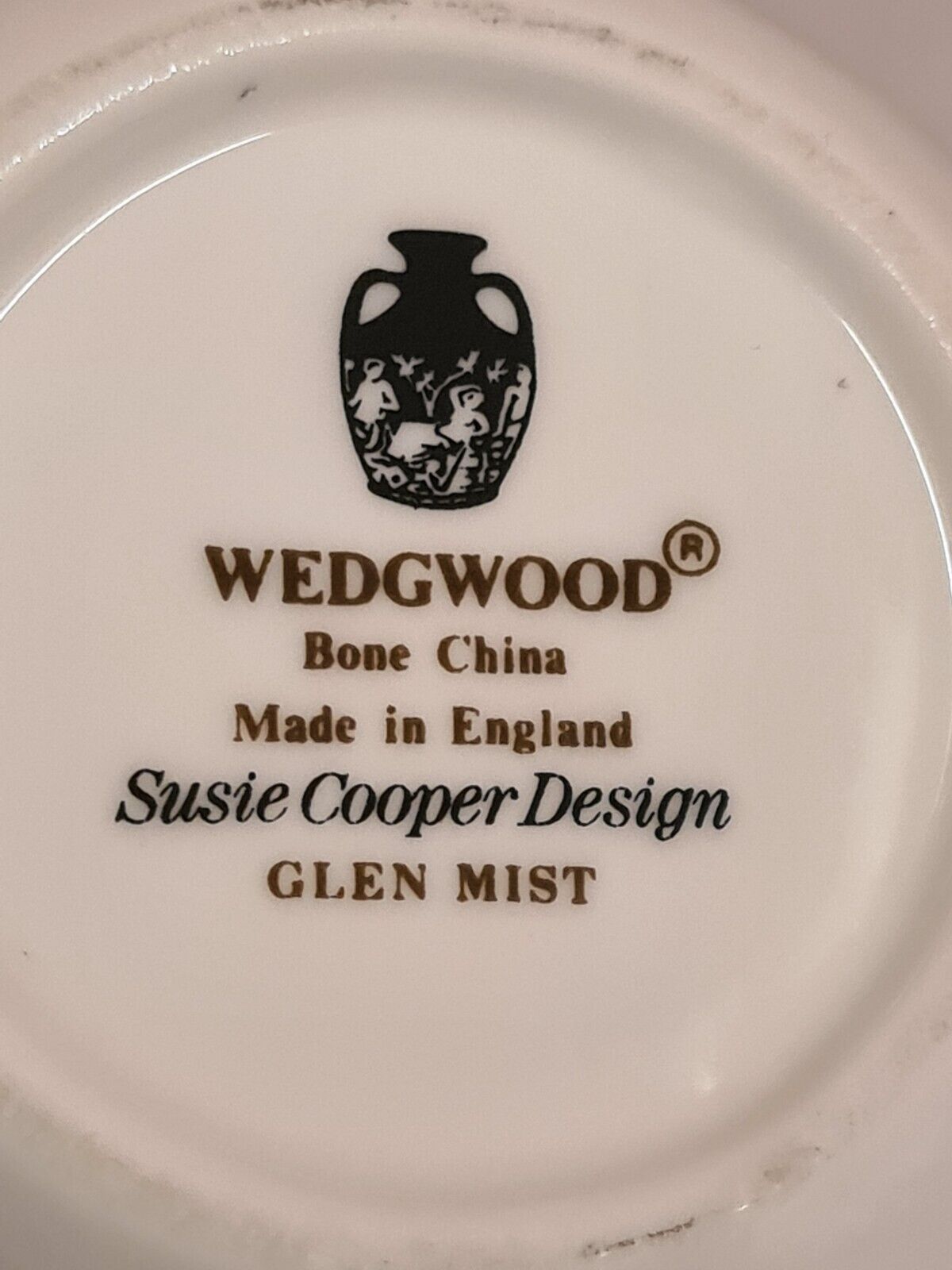 Vintage Wedgwood Wedge Wood Bone China Bud Vase Glen Mist By Susie Cooper