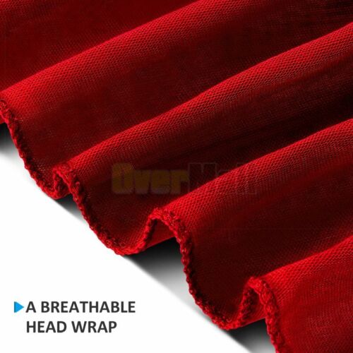 ** Women's Turban Stretch Knit Head Wrap Hair Jersey Scarf Tie Chemo African - Picture 40 of 44
