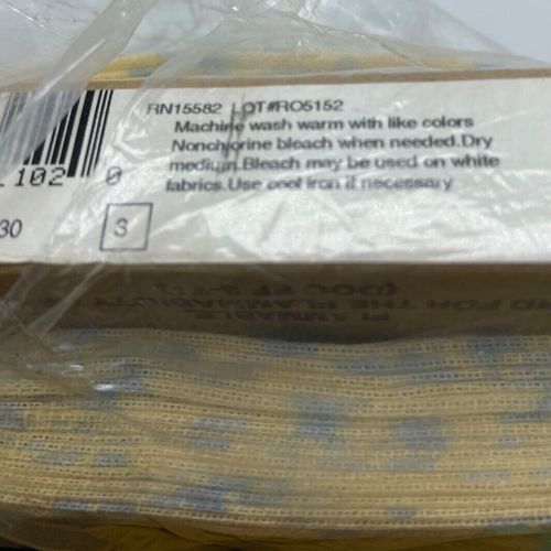 Stoff volle Schraube 12 Yards/57" Breite gelb weich blau Designs durchsichtig stärkehaltig - Bild 12 von 13