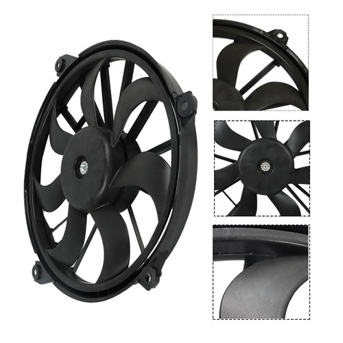 Radiator Cooling Fan Assembly Kit For Dodge Journey 2.4L 3.6L V6 2009-2020 - Picture 5 of 8