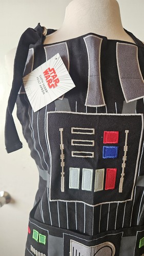 New Williams Sonoma Star Wars Darth Vader Adult Apron New With Tag - Picture 3 of 5