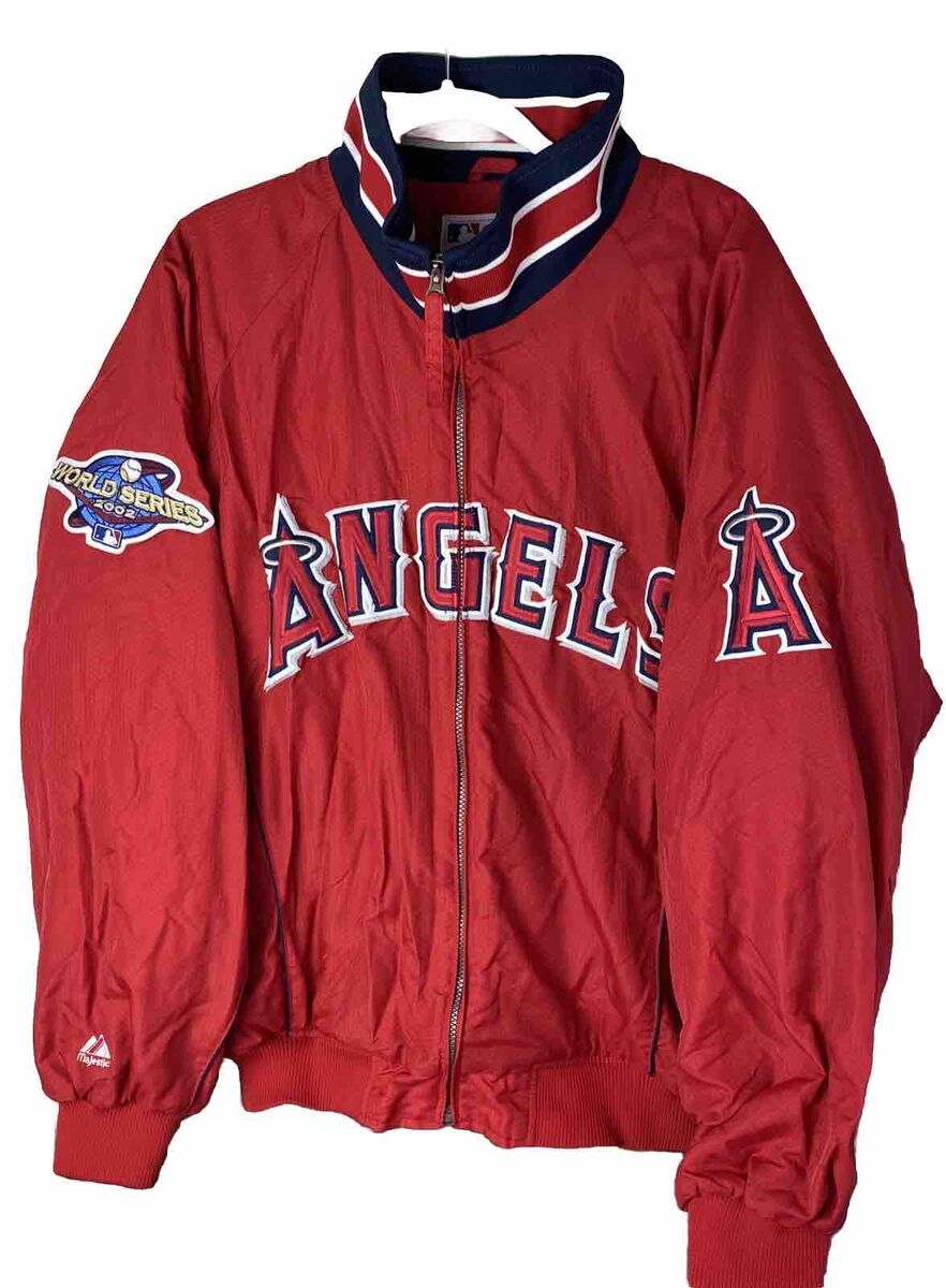 Vtg. Majestic Anaheim Los Angeles Angels World Series 2002 Vtg. Majestic Anaheim Los Angeles Angels World Series 2002