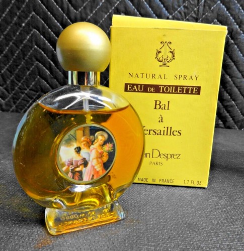 VINTAGE NIB JEAN DESPREZ PARIS BAL A VERSAILLES EAU DE TOILETTE SPRAY 1.7 FL OZ