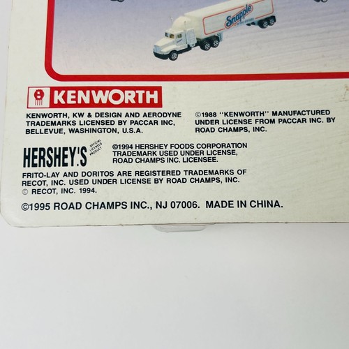 Road Champs DieCast Kenworth Trucks Set Hershey's Kisses & Shurfine Ho scale - Picture 4 of 7