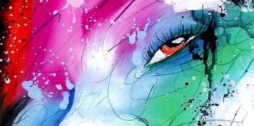 'Graffiti Woman 2' Hermosa pintura al óleo de retrato abstracto - Edición exclusiva - Imagen 4 de 6