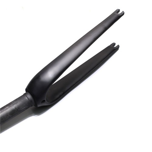 20er Folding Bicycle Carbon Fork BMX Bike Forks 1-1/8" Disc Brake 451 Fork 380g - Picture 4 of 7