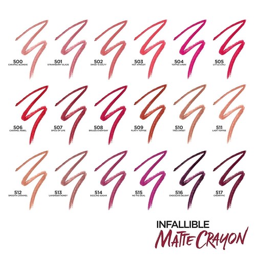 L'Oreal Paris Infallible Matte Lip Crayon - Buy 2 Get 1 Free! Add 3 To Cart! - Picture 2 of 53