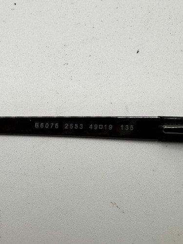 Occhiali da vista Ray Ban RB6076 2553 canna di fucile rettangolari lucidi SOLO MONTATURE - Foto 4 di 6