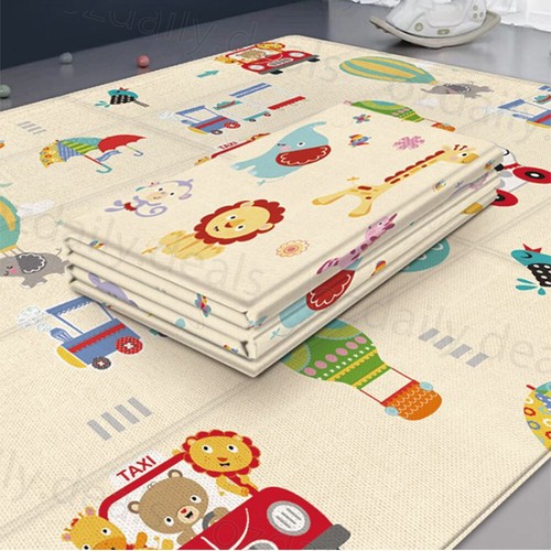Kids Play Mat Baby Crawling Floor Foldable Foam Waterproof Non-slip Carpet New - Picture 12 of 12