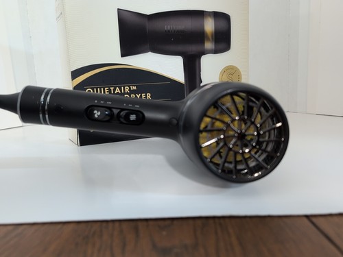 Hot Tools Pro Artist Black Gold Collection Quietair Power Hair Dryer NEW-IN BOX - Picture 6 of 8